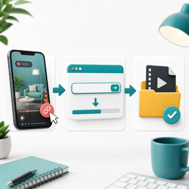 Workflow kiểm tra LIVE Replay TikTok, lấy link công khai và lưu video về máy