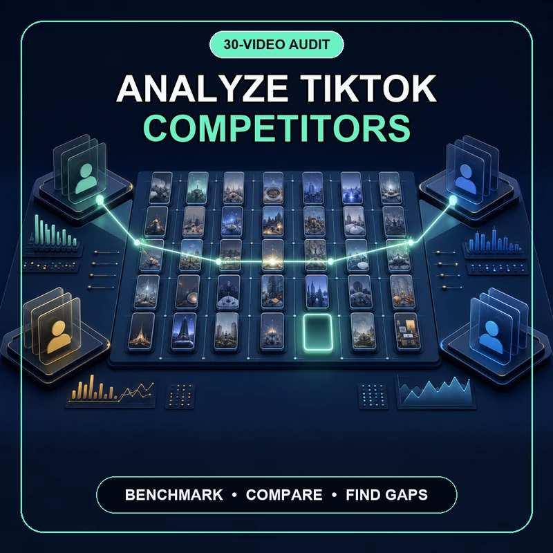 Several profile data cards being compared through an analytical lens